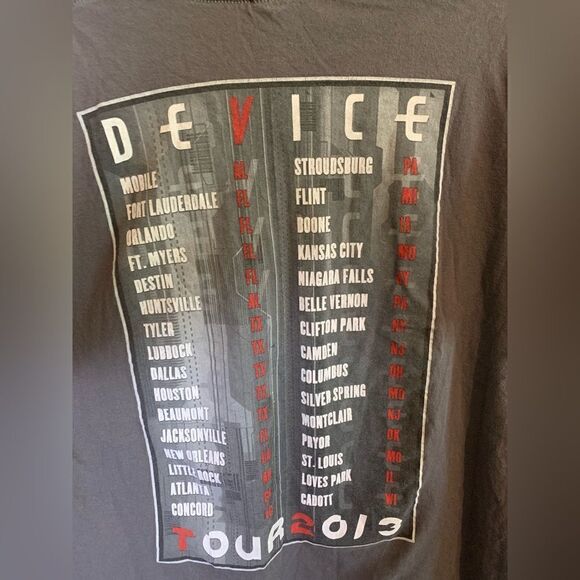 Device Band Concert T shirt size XL - Picture 2 of 7